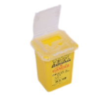 BD Phlebotomy Yellow Sharps Collector, 1.0L