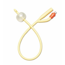 Medline&reg; Silicone-Elastomer Latex Foley Catheters, 2-Way, Straight Tip, 10mL, 12FR