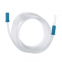 Medline&reg; Suction Tubing w/Scalloped Connectors, 1/4" x 10', Sterile