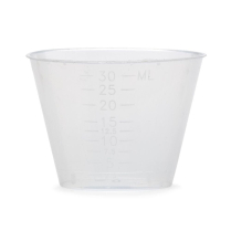 Medline&reg; Graduated Plastic Medicine Cup, 2oz