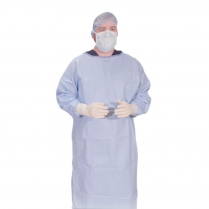 Medline&reg; Non-Reinforced Sirus Surgical Gowns w/Set-In Sleeves, Sterile, Large