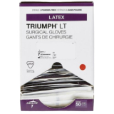 Triumph&reg; LT Latex Surgical Gloves (50 pairs per box), Size 7.0