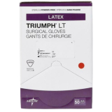 Triumph&reg; LT Latex Surgical Gloves (50 pairs per box), Size 8.0