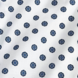 Medline&reg; Cotton/Poly Patient Gowns, Side Tie, Snowflake Print, 3XL