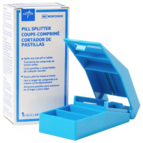 Medline Pill Splitter w/Storage, Blue