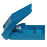 Medline Pill Splitter w/Storage, Blue