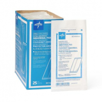 Medline&reg; Sterile Abdominal Pads, 5" x 9"