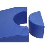 Endovaginal Foam Wedge for Ultrasound, Open Cell Foam, Blue Vinyl, 6" x 20" x 20"