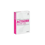 Actisorb&reg; Silver 220, Activated Charcoal Dressing, 6.5cm x 9.5cm