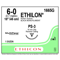 ETHILON&reg; Nylon Suture, 1665G (6-0 w/PS-3 Needle)