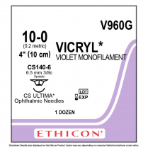 VICRYL&reg; (polyglactin 910) Suture V960G (10-0 w/CS140-6 Needle)