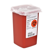 Monoject&trade; Phlebotomy Sharps Container, 1 Quart, Red