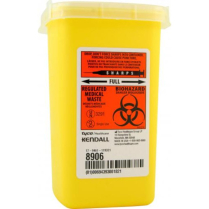 Covidien Sharps Collector, Yellow, 1qt