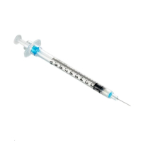 Sol-Care&reg; Safety Insulin Syringe, 1mL, 30G x 1/2"