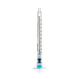 Sol-Care&reg; Safety Insulin Syringe, 1mL, 30G x 1/2"