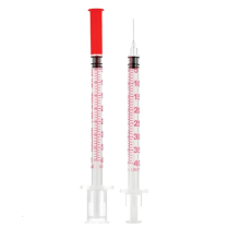 Sol-Vet&reg; U-40 Insulin Syringe w/Fixed Needle, Half Unit Markings, 0.5mL, 30G x 1/2"