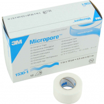 3M Micropore&trade; Paper Tape, 1/2"