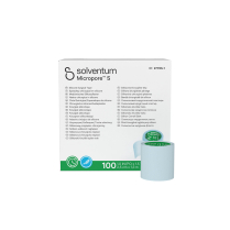 Solventum&trade; Micropore&trade; S Silicone Surgical Tape, 1" x 1.5yds
