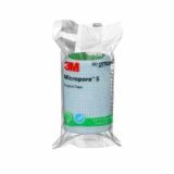 3M&trade; Micropore&trade; S Surgical Tape, Single-Patient Use, 2" x 1.5yds