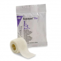 3M&trade; Scotchcast&trade; Plus Casting Tape, White, 1" x 2yds