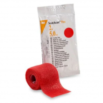 3M&trade; Scotchcast&trade; Plus Casting Tape, Red, 2" x 4yds
