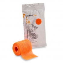 3M&trade; Scotchcast&trade; Plus Casting Tape, Bright Orange, 2" x 4yds