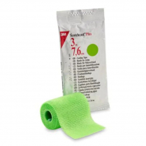 3M&trade; Scotchcast&trade; Plus Casting Tape, Bright Green, 3" x 4yds