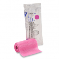 3M&trade; Scotchcast&trade; Plus Casting Tape, Bright Pink, 4" x 4yds