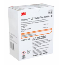 3M&trade; Soluprep&trade; Quarter Dose Swab, 0.5% CHG/70% Alcohol, Non-sterile, Clear, Small