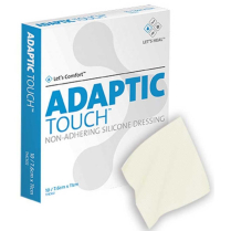 ADAPTIC&trade; Touch Non-Adhering Silicone Dressing, 12.7cm x 15cm