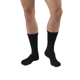 Jobst&reg; Sensifoot&trade; Crew Diabetic Stockings, 8-15mmHg, Black, Medium
