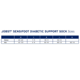 Jobst&reg; Sensifoot&trade; Knee High Diabetic Stockings 8-15mmHg, Medium, Navy
