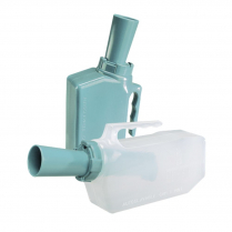 Spil-Pruf&reg; Male Urinal, Aqua