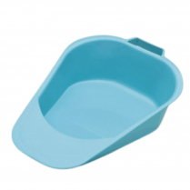 Medegen&reg; Fracture Bedpan w/Handle, Blue