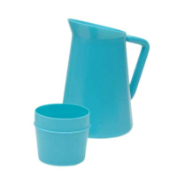 Medegen&reg; Bedside Pitcher w/Cup Cover, 1qt
