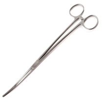 Sklar&reg; Econo Sterile&trade; Bozeman Uterine Dressing Forceps, Disposable, 'S'-Curved, 10-1/4"