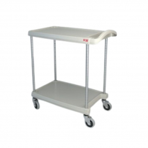 Metro&reg; myCart Series Utility Cart, 16" x 27", 2 Shelves, Gray - Request Quote for Pricing
