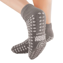 Pillowpaws&reg; Slipper Socks, 360&deg; Imprints, XXL Adult - Gray