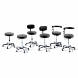 Ritter&reg; 274 Manual Screw Adjust Stool, Obsidian