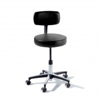 Ritter&reg; 275 Manual Screw Adjust Stool w/Backrest