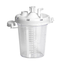 Allied Medical&reg; Disposable Suction Canister, 1500mL, DISS inlet w/Integrated Filter