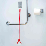 Super Sanipull&trade; RTU Washroom Nurse Call Pull, Pre-Cut 3ft, Standard, Closed Handle