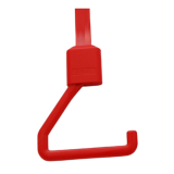 Super Sanipull&trade; RTU Washroom Nurse Call Pull, Pre-Cut 3ft, Standard, Open Handle