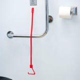 Super Sanipull&trade; RTU Washroom Nurse Call Pull, Pre-Cut 3ft, Standard, Open Handle