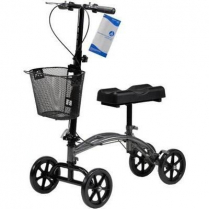 Dynarex&reg; Steerable Knee Walker with Basket