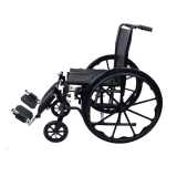 DynaRide&trade; Series 2 Wheelchair, 18" x 16" Seat, Removable Full Armrests & Elevating Legrests