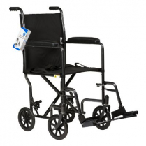 Dynarex&reg; DynaRide Transporting Wheelchair, 19" Seat Width