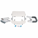 Dynarex&reg; Shower Chair with Removable Back and Arms