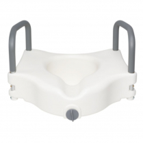 Dynarex&reg; Locking Raised Toilet Seat with Arms