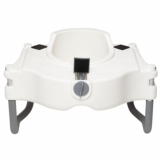 Dynarex&reg; Locking Raised Toilet Seat with Arms